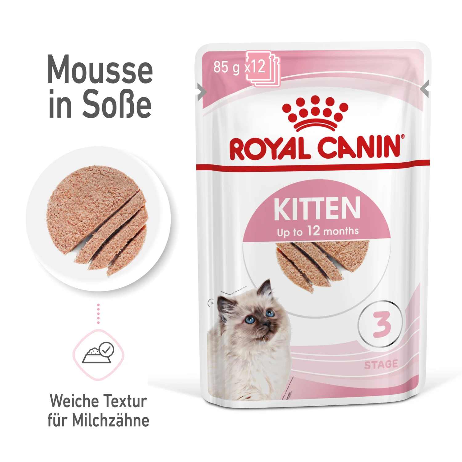 Royal Canin Kitten Nassfutter In Mousse 12 X 85 G 1 Royal Canin Kitten Nassfutter In Mousse 12 X 85 G