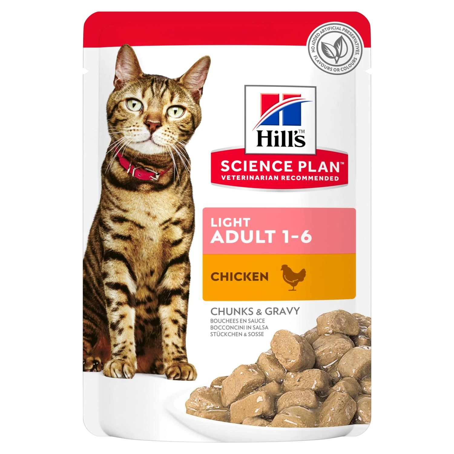 Hill's Science Plan Feline Light Adult Katzenfutter Frischebeutel Huhn 1 Hill's Science Plan Feline Light Adult Katzenfutter Frischebeutel Huhn